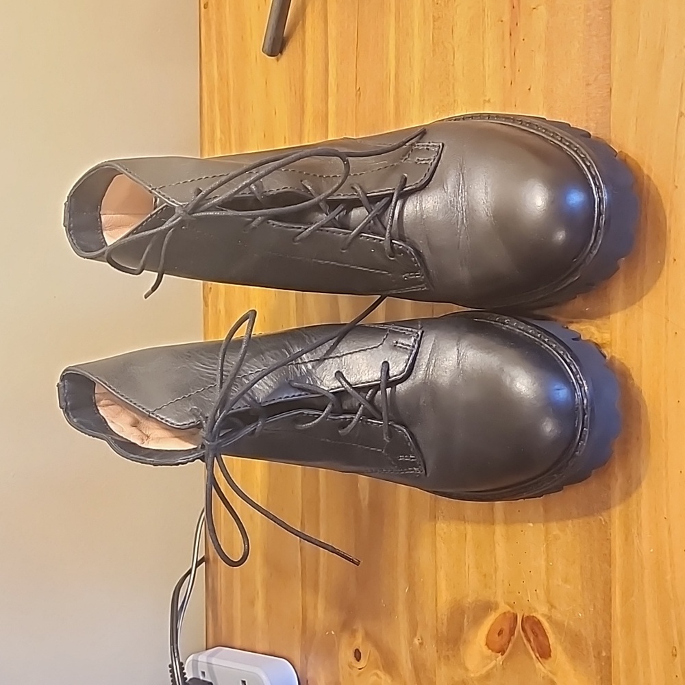 Madewell Balck Combat Boots